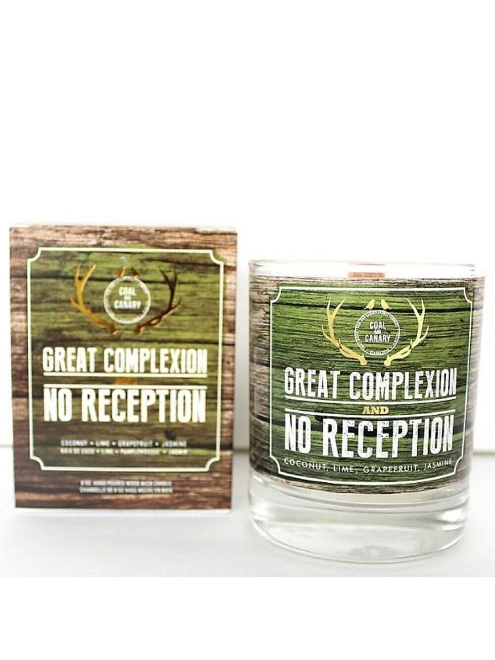 Soy Candle with Wooden Wick - Great Complexion & No Reception